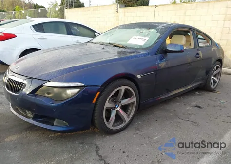 2008 BMW 650I z USA, uszkodzony, nr VIN WBAEA53538CV91469